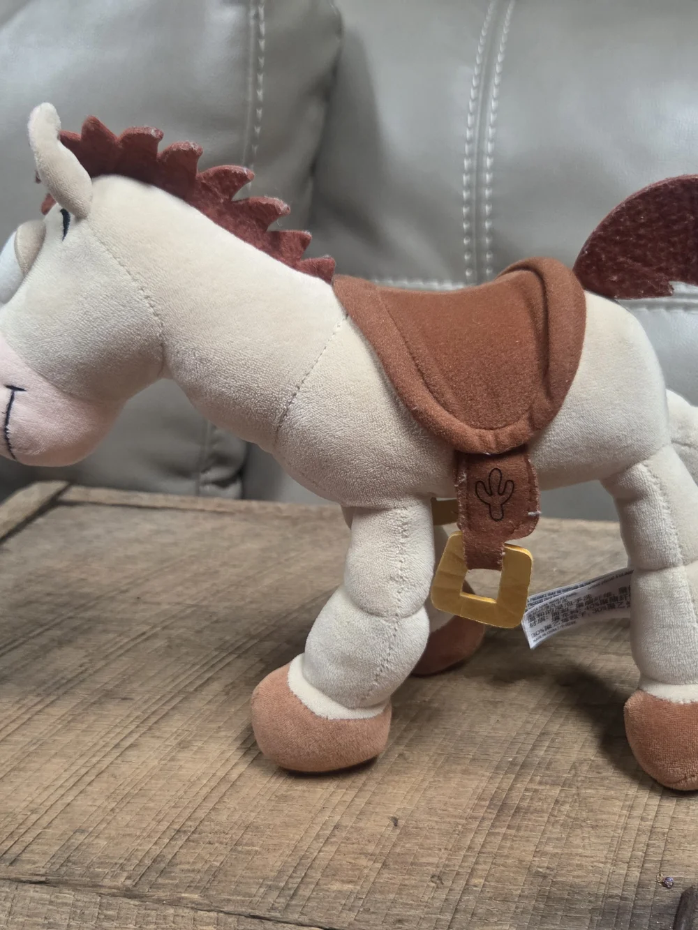 DISNEY PIXAR TOY STORY BULLSEYE PLUSH HORSE w/ POSEABLE LEGS ~ Bin S